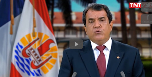 Edouard Fritch promet des "milliers d'emplois" en 2016