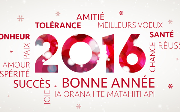 Toute l'équipe de Tahiti Infos vous souhaite ses meilleurs vœux pour la nouvelle année.