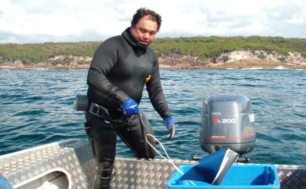 Compétition de pêche sous-marine à Mataiea le 9 janvier