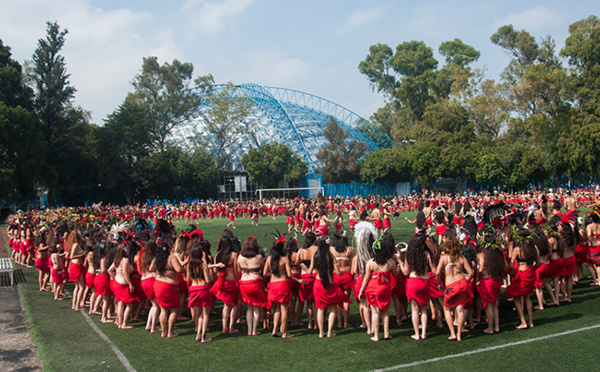 Des répétitions pour le record du monde de 'ori tahiti à Moorea