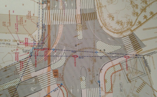 Rond-point du Pacifique : deux tuyaux retardent les travaux