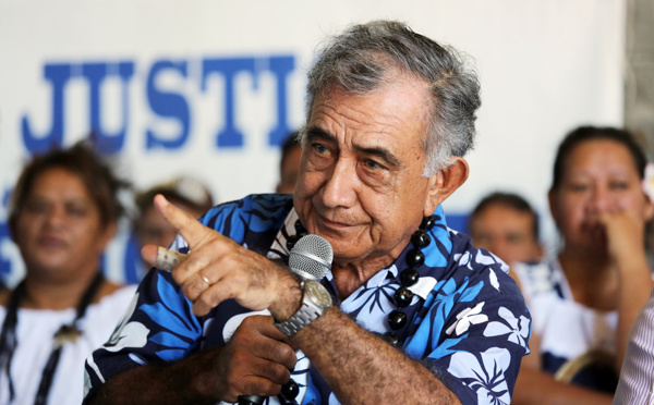 Présidentielle 2017 : Oscar Temaru recueille ses premières promesses de soutien