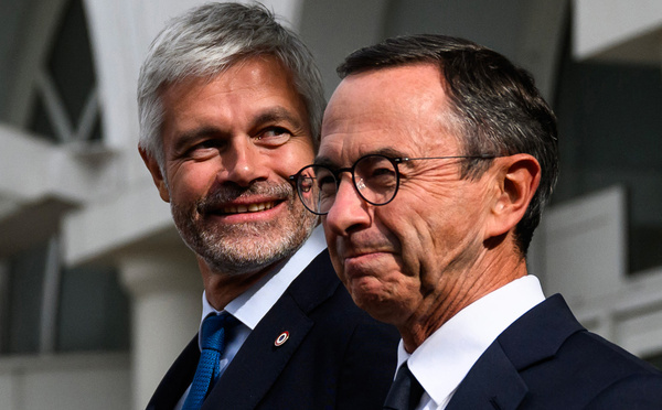 Présidence LR: Retailleau et Wauquiez bouclent une campagne très à droite