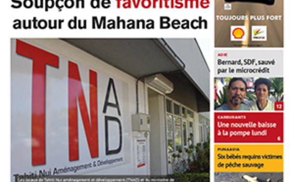 TAHITI INFOS N°587 du 28 janvier 2016