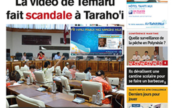 TAHITI INFOS N°588 du 29 janvier 2016