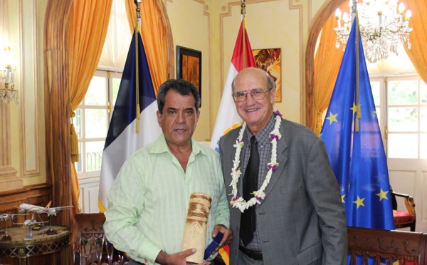 Le président a reçu le porte-parole du gouvernement de la Nouvelle-Calédonie