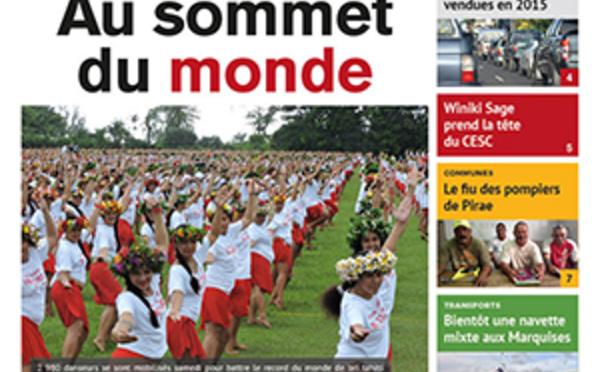 TAHITI INFOS N°589 du 1er février 2016