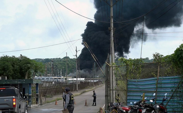 Equateur: un incendie met à l'arrêt la plus grande raffinerie du pays