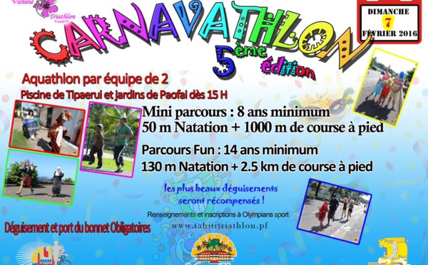 La 5ème édition du carnavathlon se tiendra ce dimanche