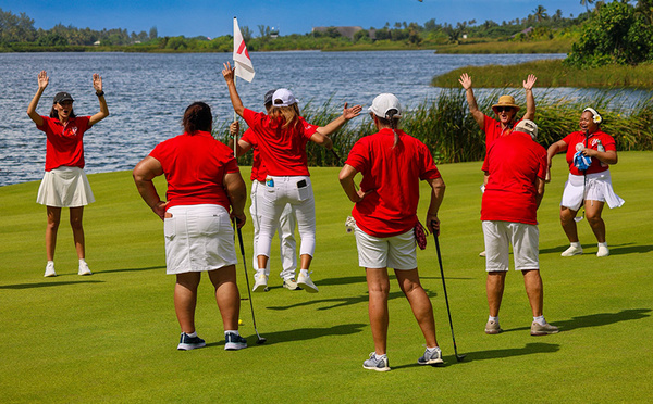 Les femmes s’emparent du golf de Moorea