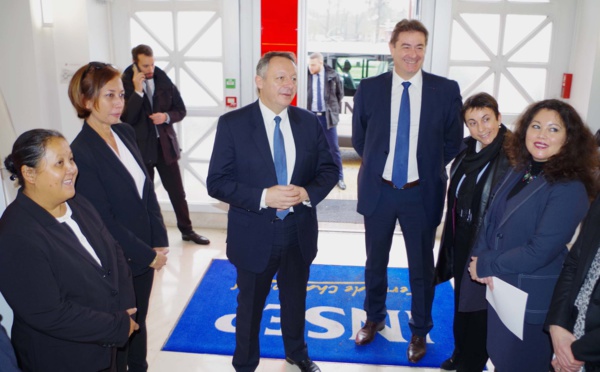 Nicole Sanquer-Fareata rencontre Thierry Braillard à l’Insep et reçoit la confirmation du soutien de l’Etat