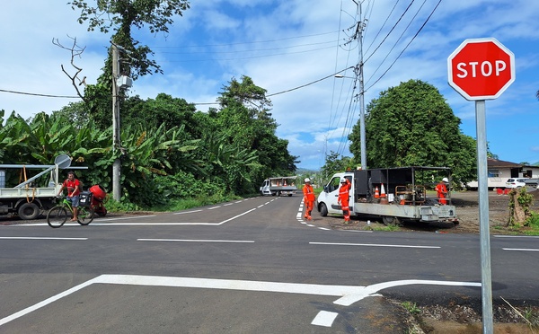 ​Nouveaux “stops” dans le centre de Taravao 