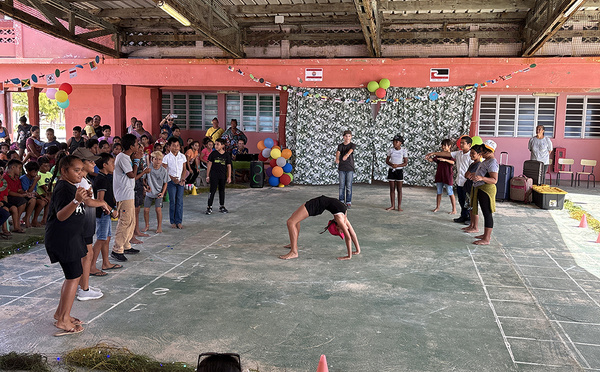 L’école de Hao en fête avant les grandes vacances