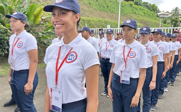 Ouverture du séjour de cohésion du SNU à Tahiti : 55 jeunes prêts à s'engager