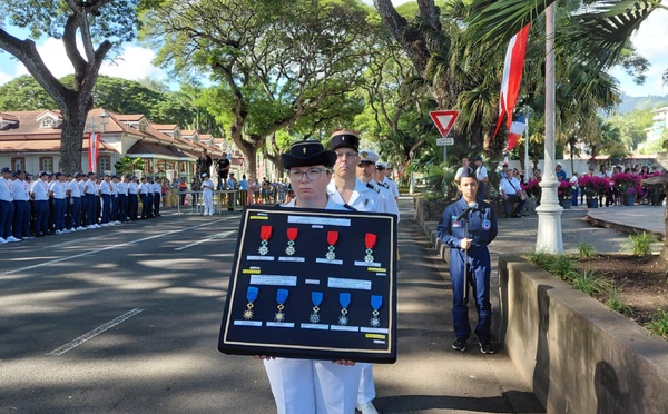 Miriama Bono, Annie Tuheiava, Laurence Bonnac, Maeva Levaudi, Stella Taaroamea, les femmes de la légion d'honneur