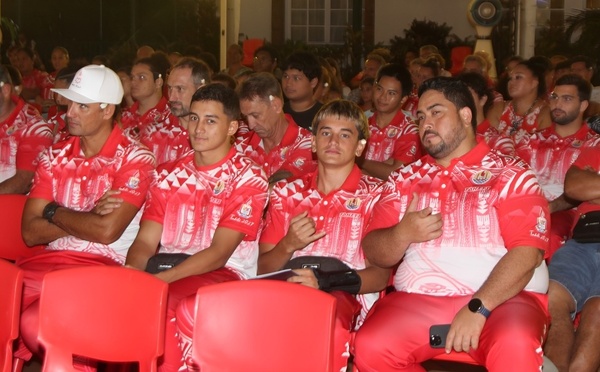 Mini-Jeux du Pacifique : La délégation tahitienne honorée à la présidence