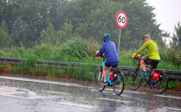 Danemark: le sud-est sous un déluge de pluie, après une alerte météo inédite