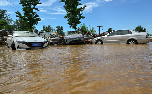Déluge et inondations dans le nord de la Chine, plus de 30 morts