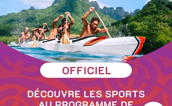 ​24 sports en lice pour Tahiti 2027