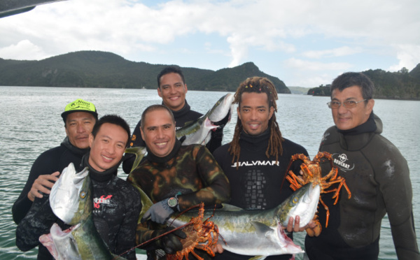 Pêche sous marine : La team tahiti affine sa préparation pour le tournoi océania