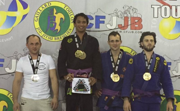 JJB « Open France » : Tehau Sanford sur la plus haute marche du podium