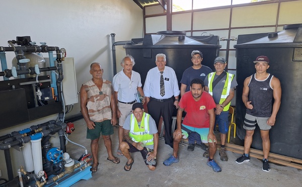 ​De l’eau potable pour les élèves de Faaone