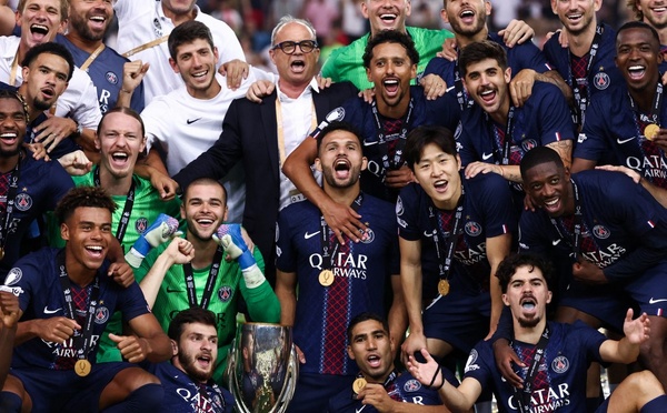 Le Paris SG s'offre la Supercoupe au bout du suspense