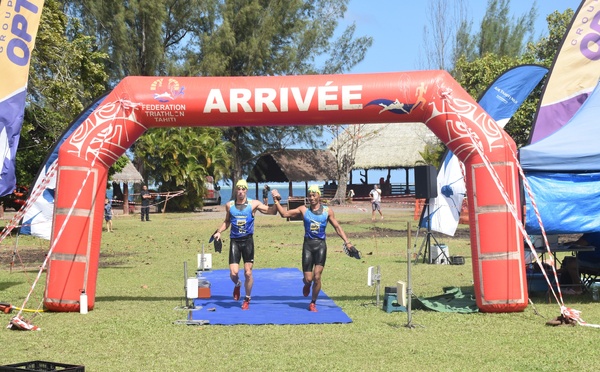 Le duo Lubin/ Wane remporte le swimrun de Papeari