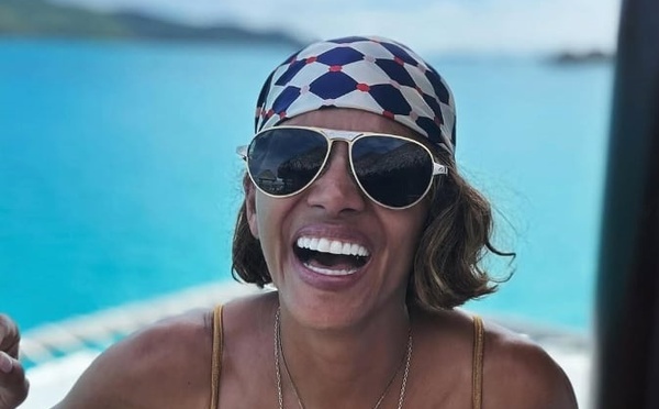 Halle Berry fête ses 59 ans à Bora Bora