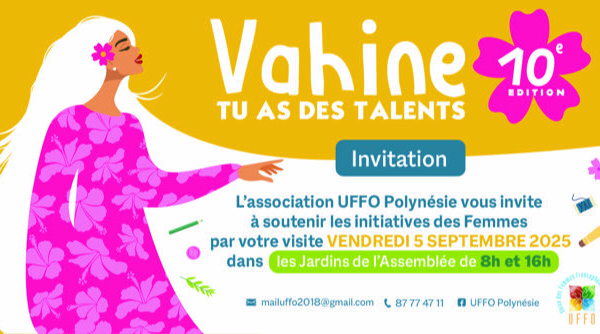 10e édition de la Journée « Vahine, Tu as des Talents »