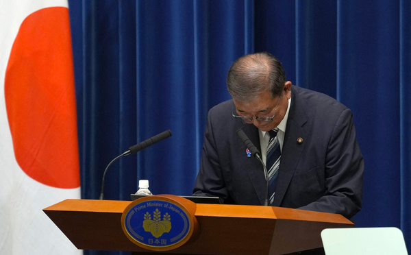Japon: démission du Premier ministre Ishiba