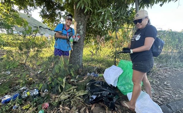 Paea ramasse ses déchets