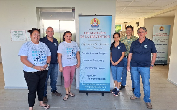 ​Matinée de prévention au travail à Taravao