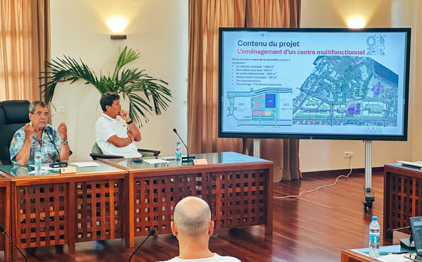 Édouard Fritch promet un nouveau centre-ville de Pirae pour 2027