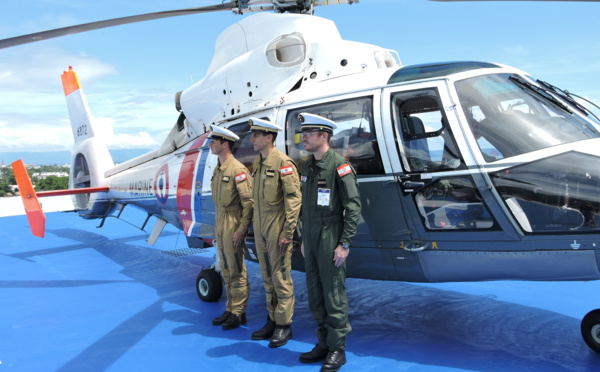 L'hélistation enfin inaugurée au Taaone