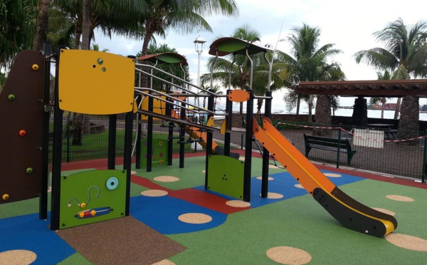 L’aire de jeux Est des Jardins de Paofai à nouveau accessible Lundi