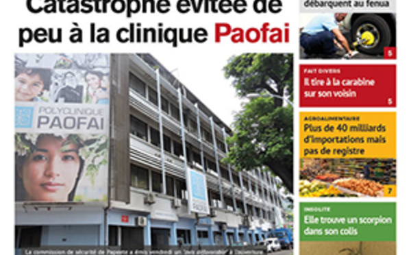 TAHITI INFOS N°624 du 21 mars 2016