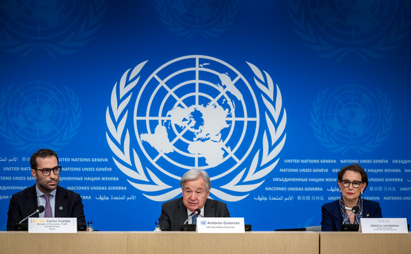 Les mécanismes du commerce mondial menacés de "dérailler", alerte le secrétaire général de l'ONU