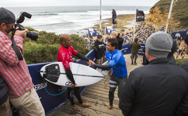 Surf Pro – Rip Curl Pro Bells Beach – Michel Bourez sort Kelly Slater au round 3