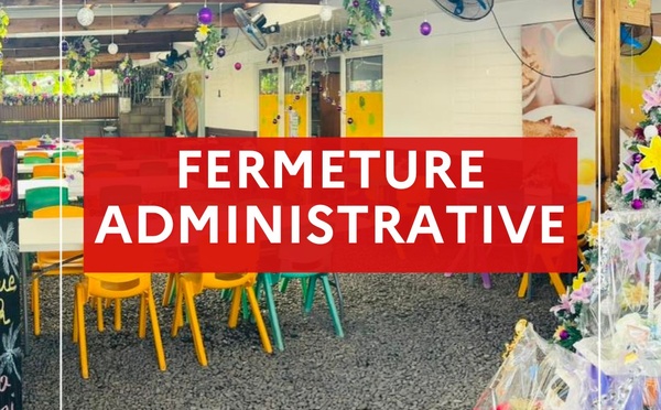 ​Un snack fermé pour blanchiment