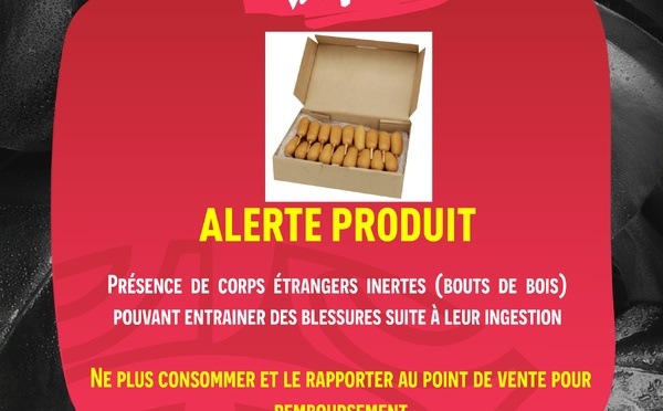 Rappel de produits : Saucisses Classic Corn Dogs with Bags retirées du marché