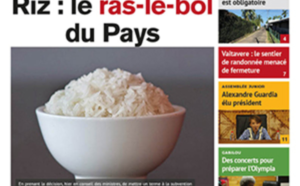 TAHITI INFOS N°630 du 31 mars 2016