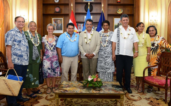 Edouard Fritch a parlé environnement avec les Eglises du Pacifique  