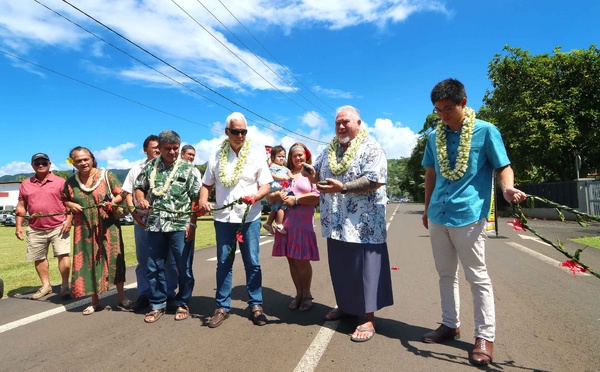 Taravao-centre : 3,7 km de routes rénovés