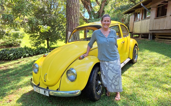 Wendy Pratt et sa fidèle Coccinelle