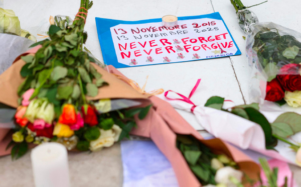 13-Novembre: recueillement à Paris et Saint-Denis, dix ans après les attentats
