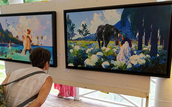 ​Succès d'estime pour une exposition prometteuse à Raiatea