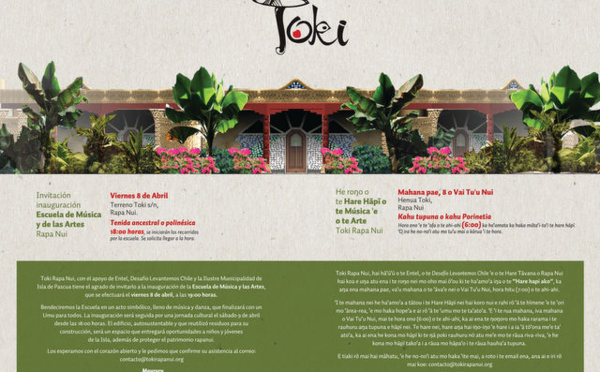 L’école de musique de Rapa Nui invite le conservatoire polynésien à son inauguration