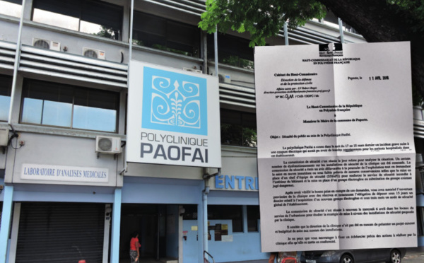 Clinique Paofai : le haut-commissaire demande un audit de sécurité "sans délai"