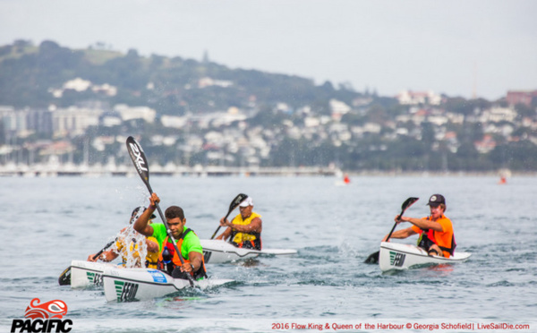 Auckland King of the Harbour : Niuhiti Buillard 1er en SUP et Hiromana Flores 9ème en surfski